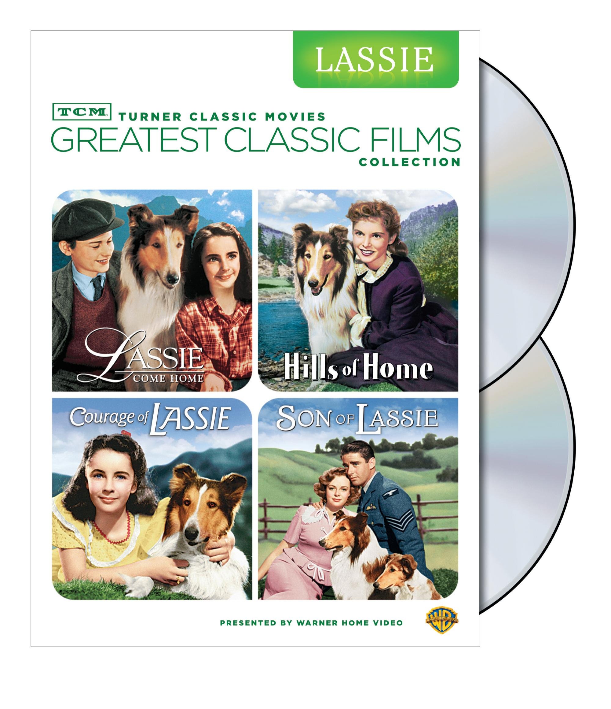 TCM Greatest Classic Film Collection: Lassie (Lassie Come Home, Son of Lassie, Courage of Lassie, Hills of Home) - Classic Dog Movies for Family Movie Nights & Vintage Film Lovers