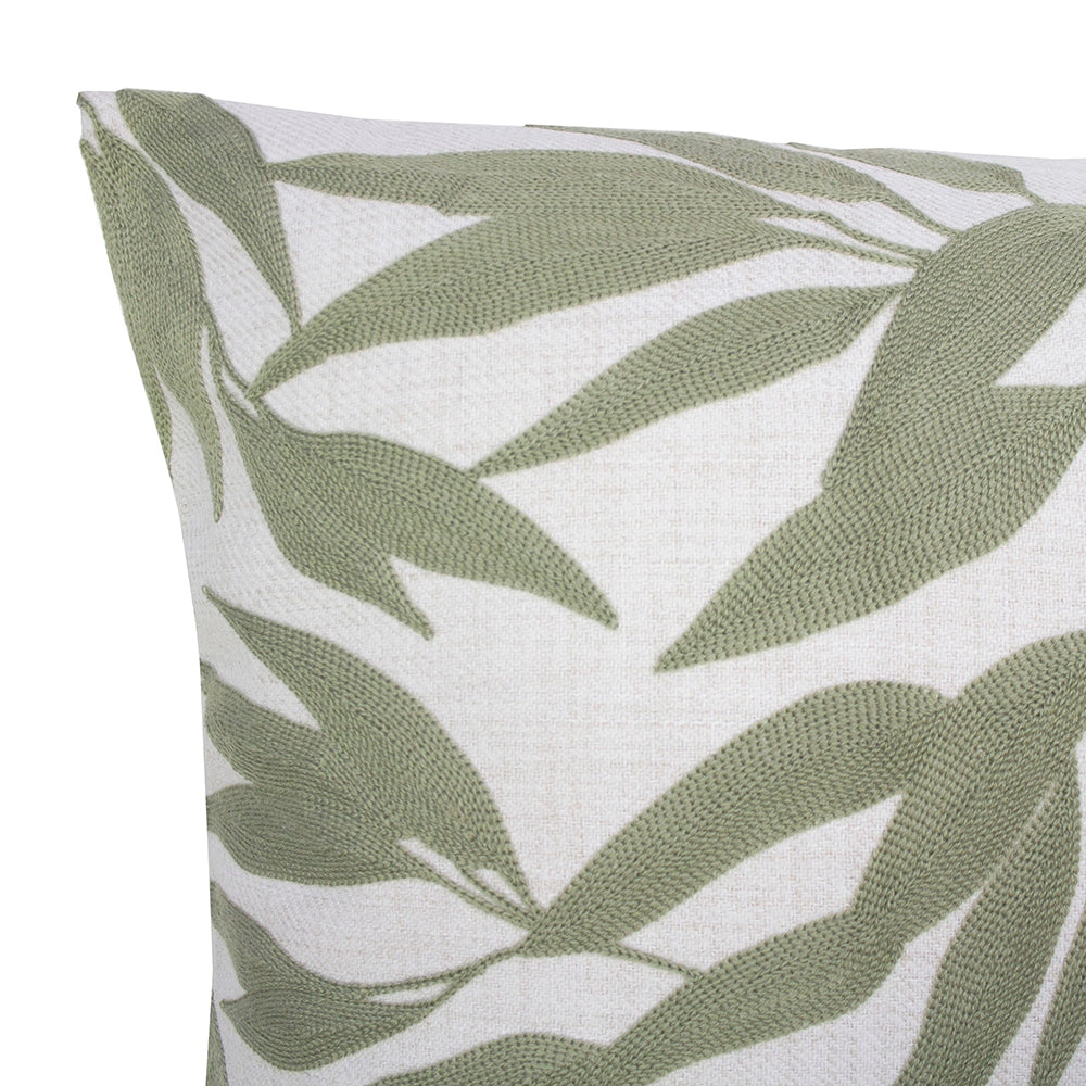 Ironbark SAGE Decorative Throw Pillow Cover 45x45cm by Bambury - Soft Cotton Cushion for Sofa, Bed, Living Room & Home Decor