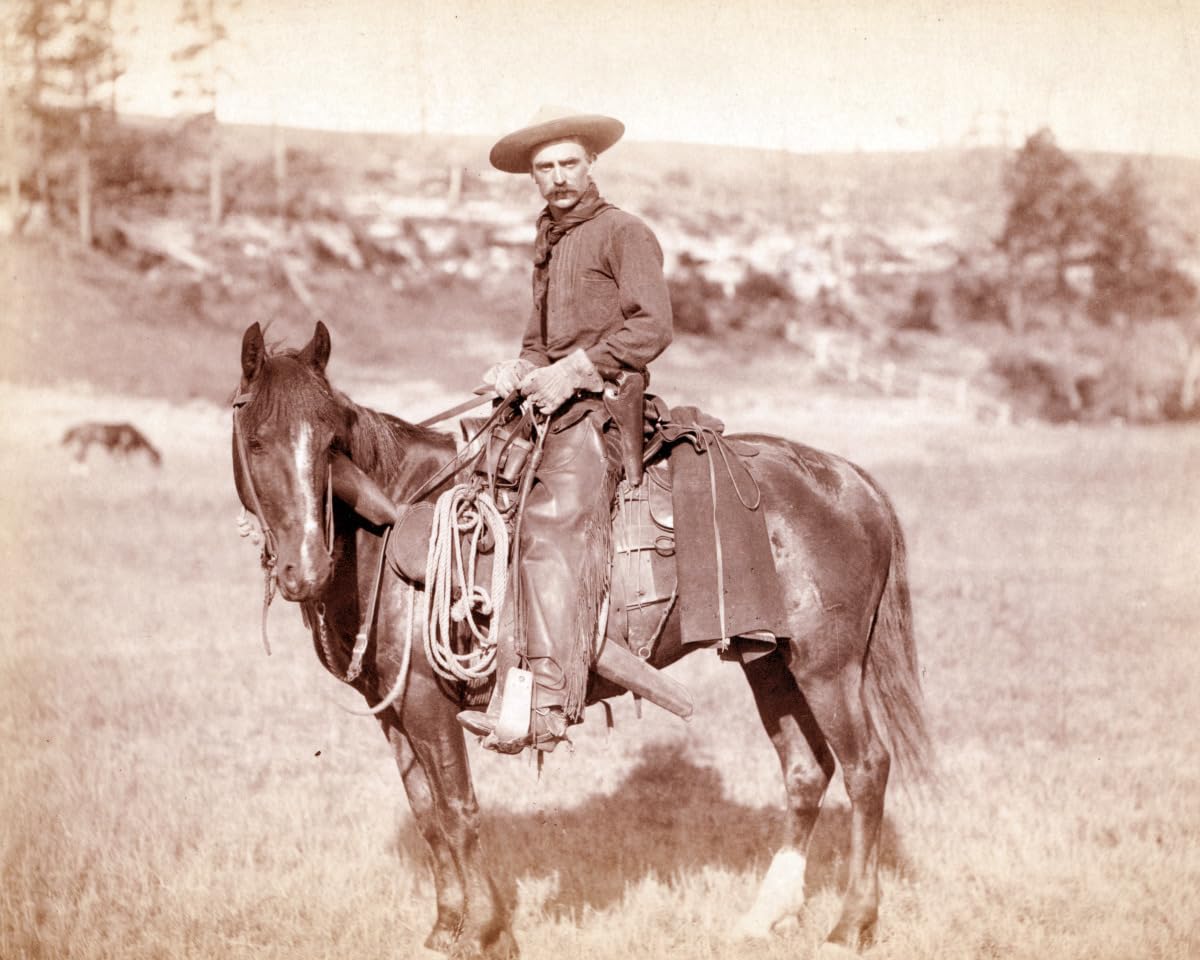 ClassicPix 11x14 Premium Photo Print - The Cowboy 1888 Western Art - Perfect for Home Decor, Office Wall Art & Western Theme Gifts