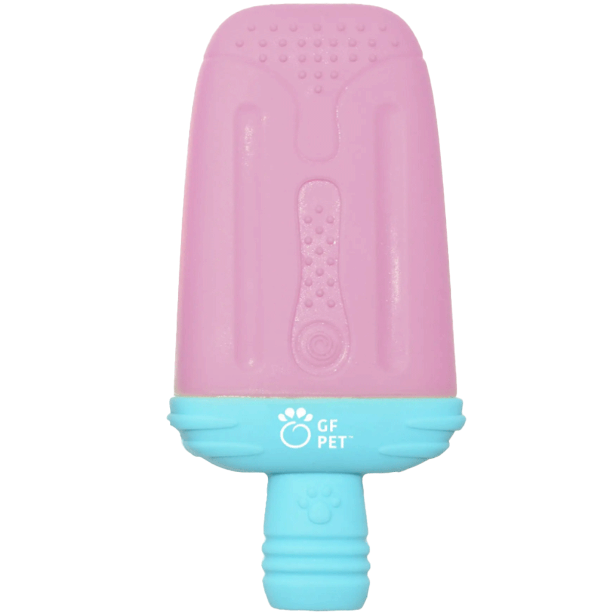 Go Fresh Pet Ice Popsicle Toy - Strawberry Flavor Dog Chew Toy for Teething Puppies & Small Dogs - Fun Summer Cooling Treat for Outdoor Play & Training Rewards