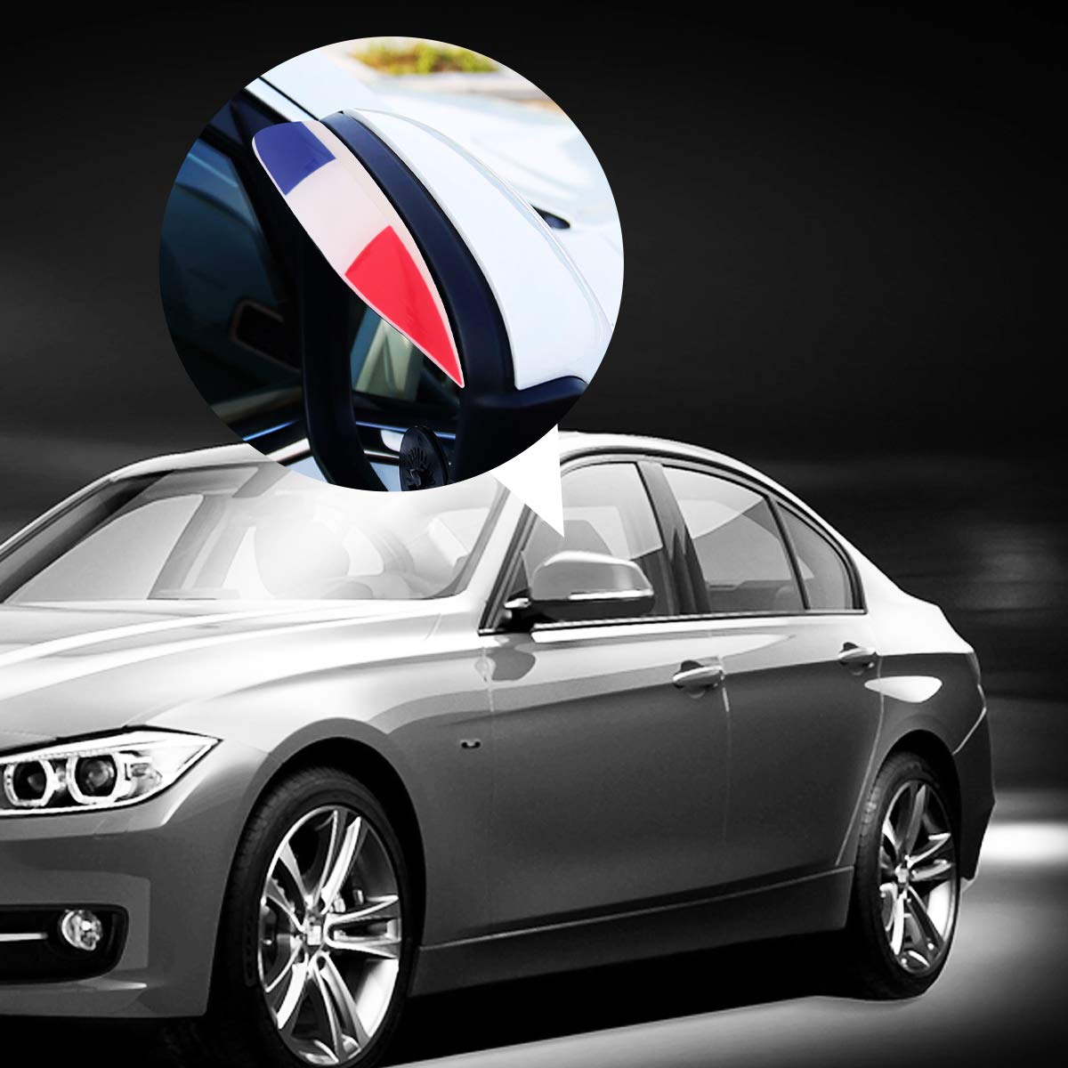BESPORTBLE Waterproof Car Mirror Covers - 1 Pair Rainproof Blades for Auto & Bike Side Mirrors | Durable Rain Guards for All Weather Driving Protection