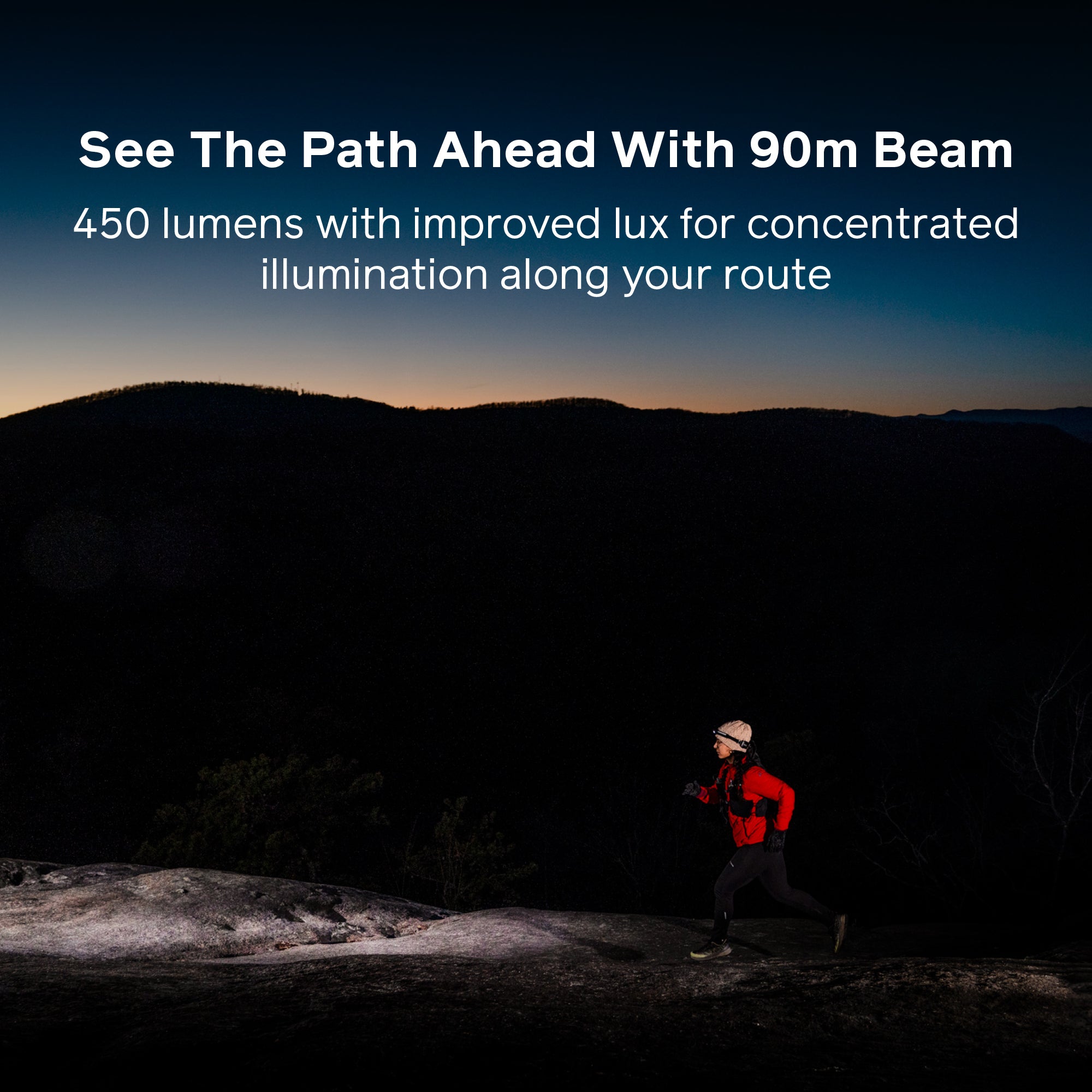 Dash 450 Trail Runner's Safety Kit - Waterproof First Aid & Emergency Survival Gear for Hiking, Camping & Outdoor Adventures - Includes Reflective Vest, Whistle & LED Light