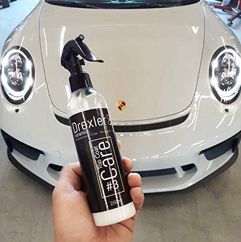 Professional Grade 9H SiO2 Ceramic Coating Kit - Full Exterior Protection for Cars (Paint, Wheels, Glass) with Maintenance Spray | Ultimate Car Detailing Solution for Long-Lasting Shine & Protection