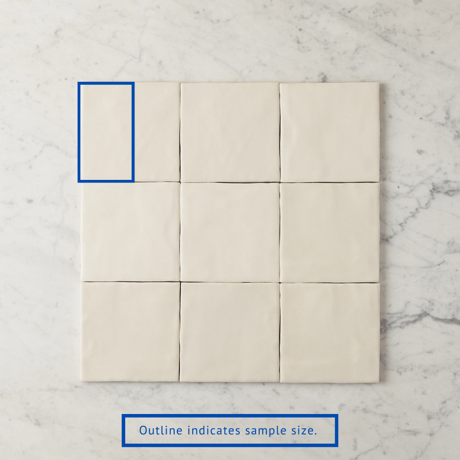Newport Matte Bone Mixed Square Sample - High-Quality Square Samples for Home Decor, DIY Projects, and Interior Design Inspiration