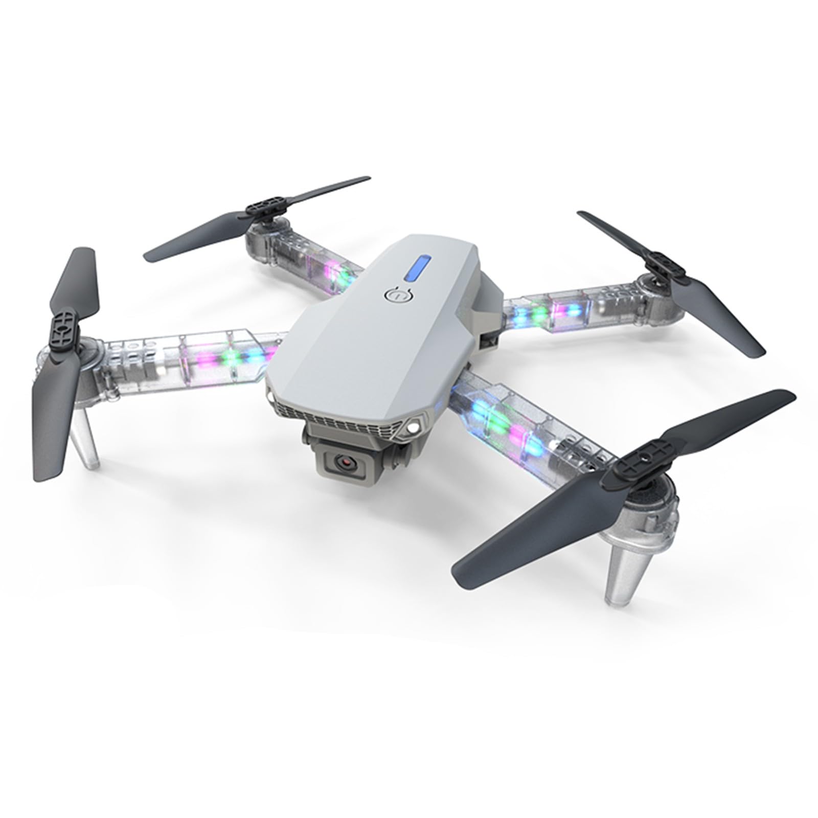 **Best Selling 1080P HD Camera Drone for Adults - WiFi FPV Quadcopter with Foldable Transparent LED Arms, 3 Flight Modes, Altitude Hold, Headless Mode & Trajectory Flight - Perfect for Aerial Photography, Travel & Outdoor Adventures**