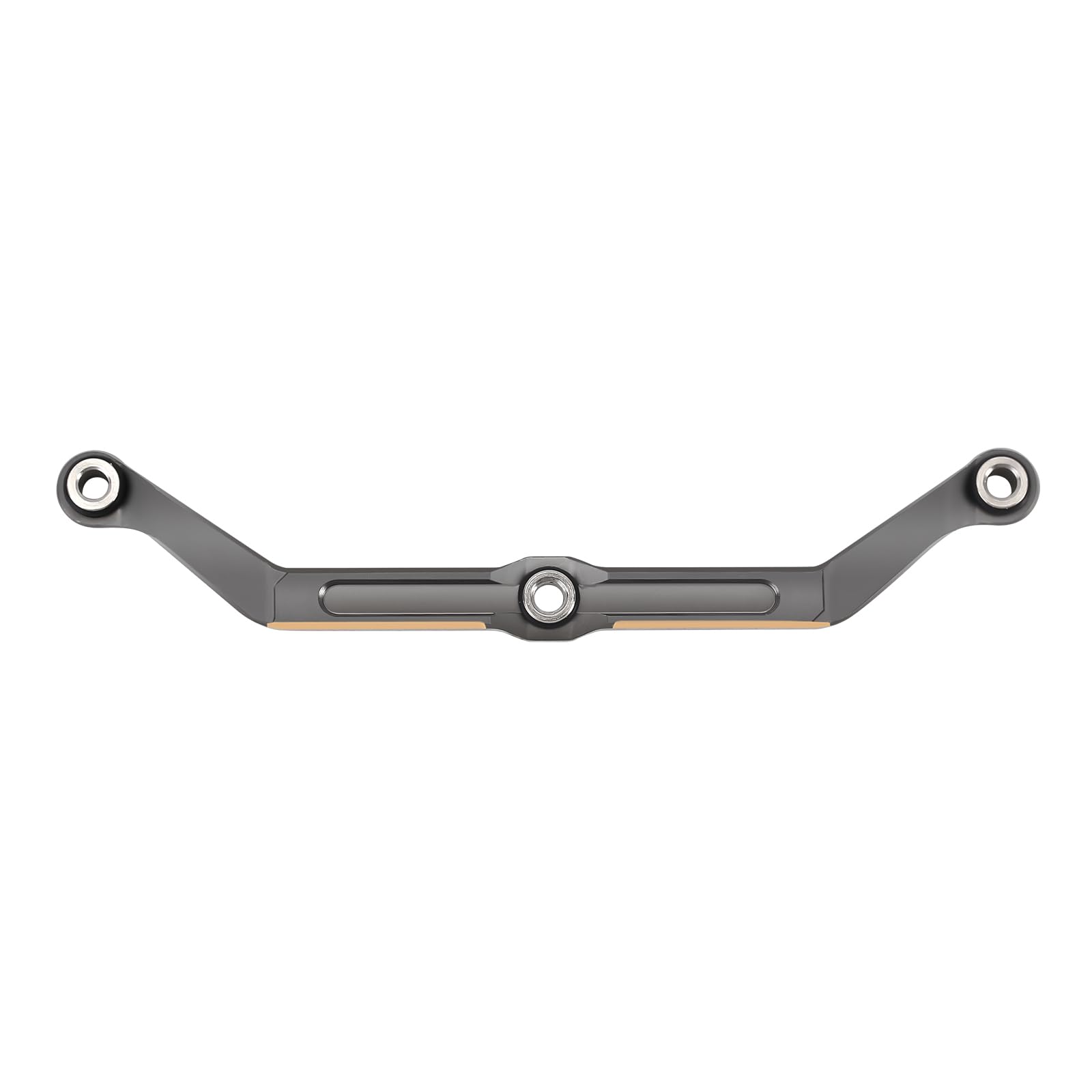 INJORA Grey Brass Steering Link for TRX4M Upgrade Parts - 1/18 Scale RC Crawler Car Accessories - Full Clearance Design (12g) - Perfect for Off-Road Crawling & Trail Performance Upgrades