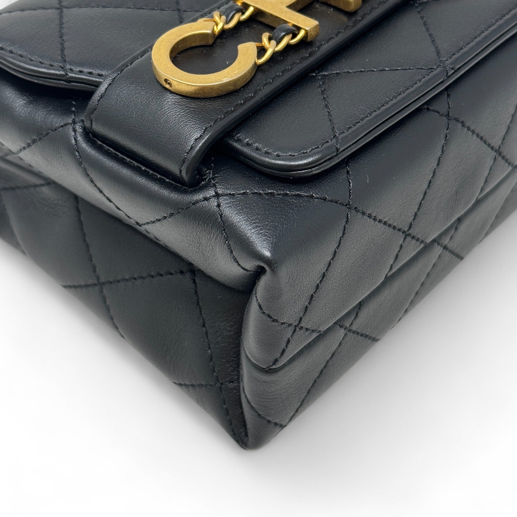 Chanel Black Small Enchained Bag - Luxury Crossbody Bag for Women | Perfect for Evening Parties, Date Nights & Special Occasions
