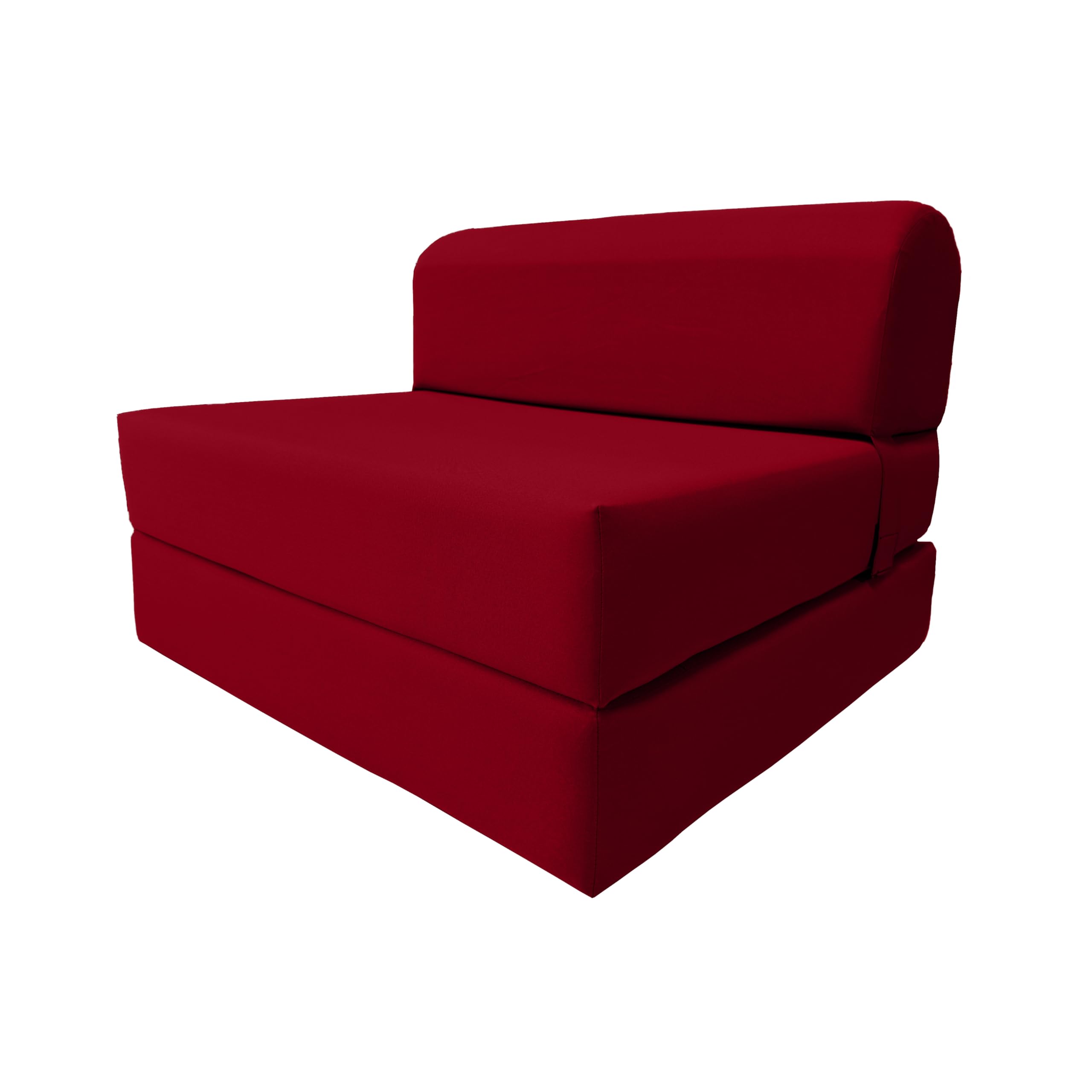 D&D Futon Furniture Sleeper Chair Folding Bed - Convertible Studio Sofa Guest Bed with High Density Foam Mattress (70