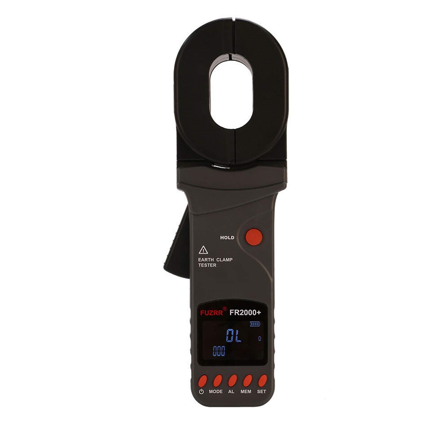 ZXY-NAN Digital Clamp Multimeter FR2000 - 0.01-500ohm Earth/Loop/GEO Resistance Tester - High Precision Ground Resistance Meter for Electrical Testing, Industrial Maintenance & DIY Projects