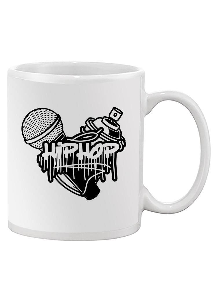 Stylish Hip Hop Microphone & Spray Mug Set - Perfect for Rap Enthusiasts, Music Lovers & Unique Gift Ideas - Great for Parties, Studios & Home Decor