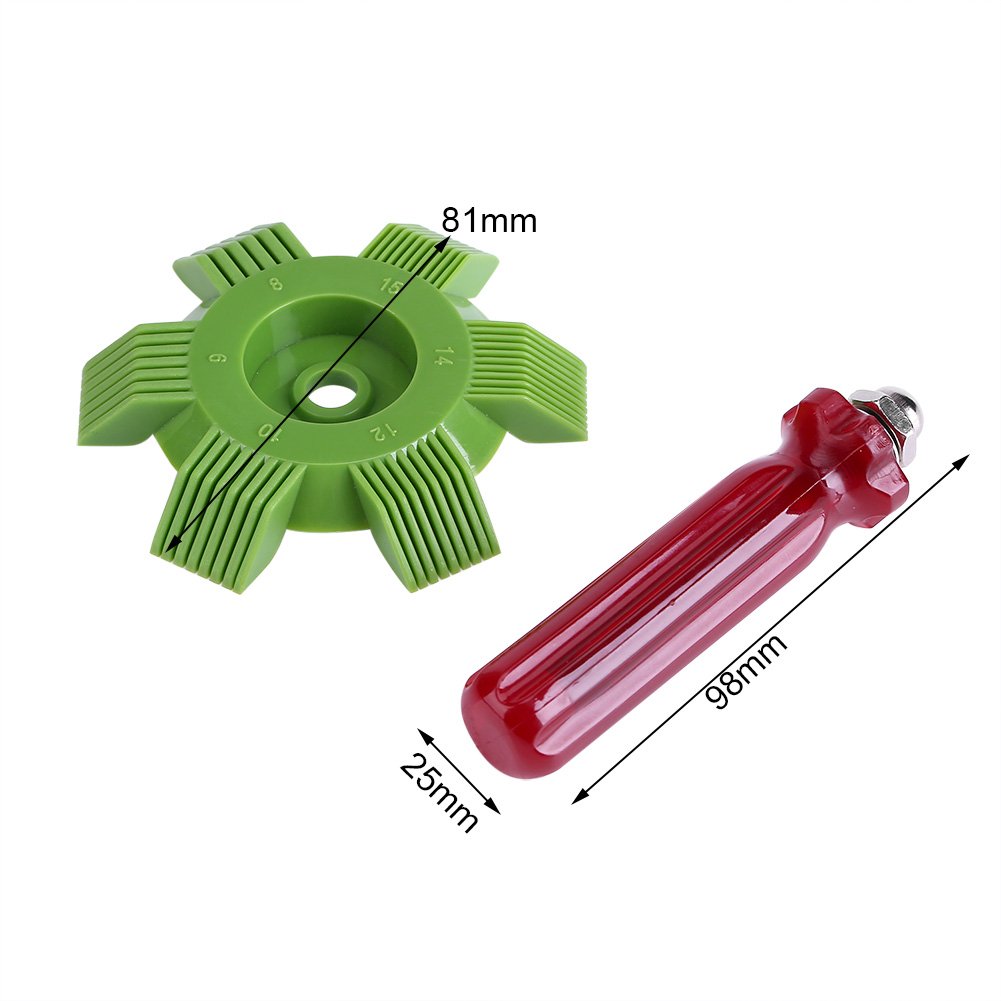 TOPCINCN Car AC Radiator Condenser Fin Comb Straightener Tool - Repair & Maintain Air Conditioning System for Smooth Cooling Performance | Perfect for DIY Auto Mechanics & Professional Technicians