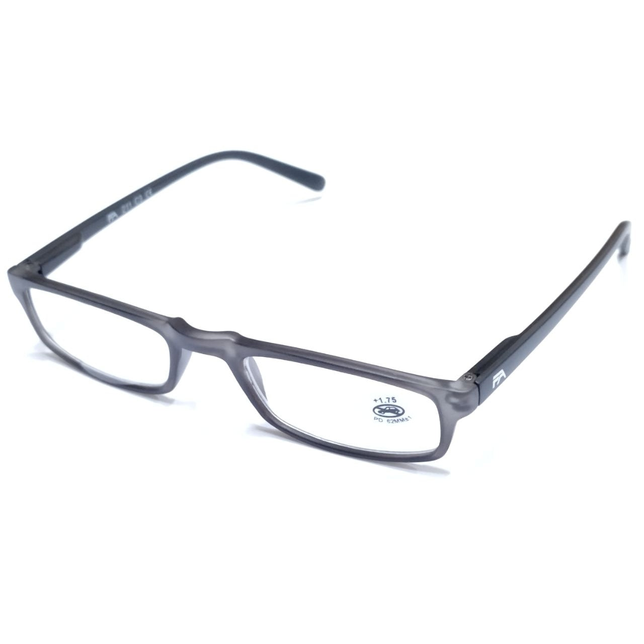 Lightweight TR90 Grey Computer Reading Glasses for Men & Women - Spring Hinge Design (211g) - Perfect for Office Work, Screen Time & Reading
