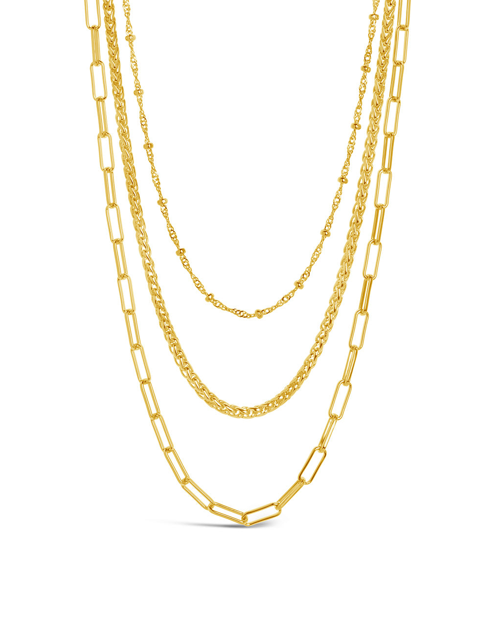 Parisa Layered Chain Necklace for Women - Trendy Gold & Silver Layered Necklaces for Everyday Wear - Perfect for Casual Outfits, Office, and Date Nights