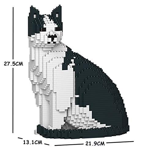 JEKCA Cat 10S-M02 Building Blocks Set - 500+ Plastic Pieces for Creative Construction, STEM Educational Toy for Teens & Adults Age 14+ | Perfect for Home Decor, Gift Ideas & Stress Relief Activities