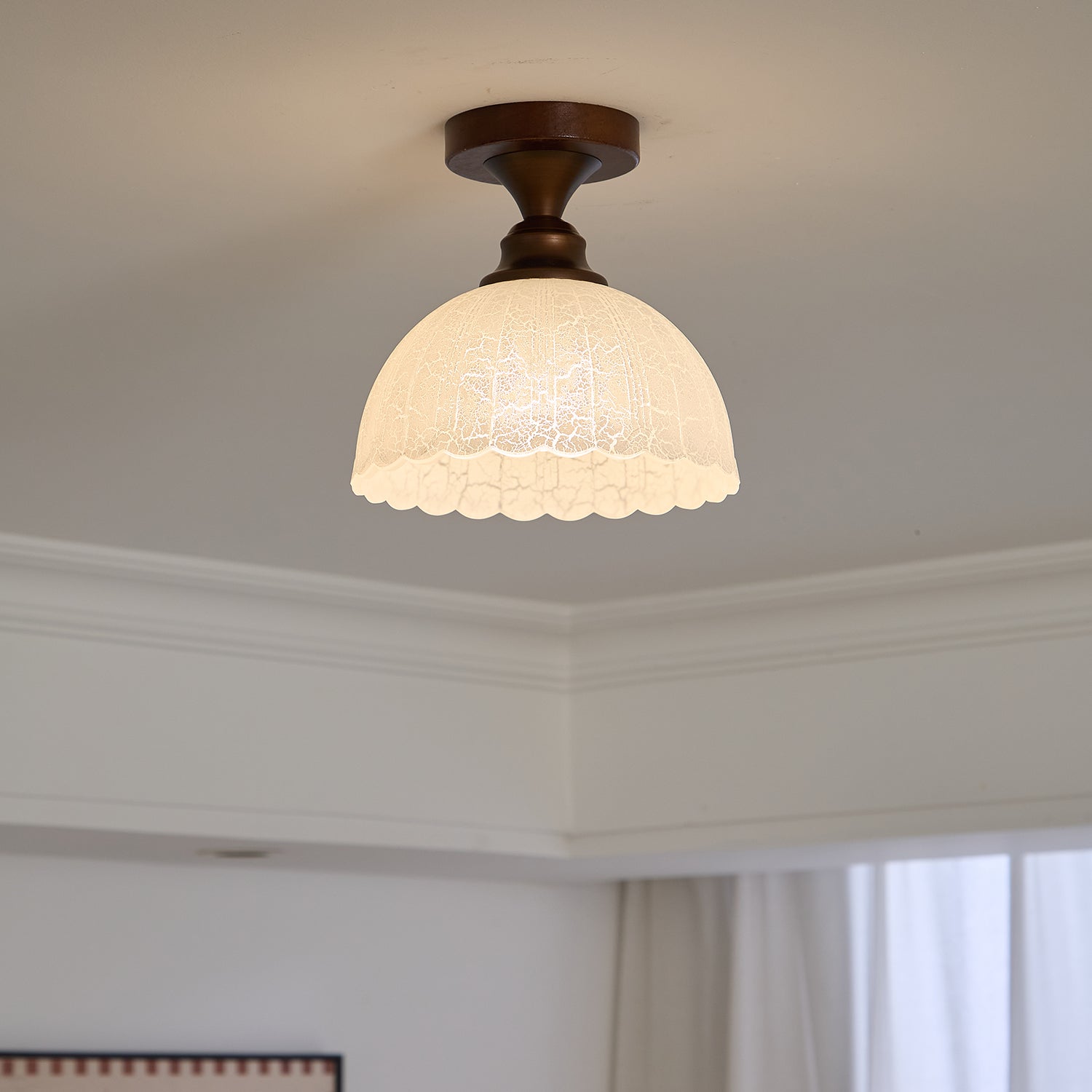 Marcellis Modern Ceiling Lamp - Energy Efficient LED Light Fixture for Living Room, Bedroom, Kitchen & Dining Room | Dimmable Indoor Lighting with Easy Installation