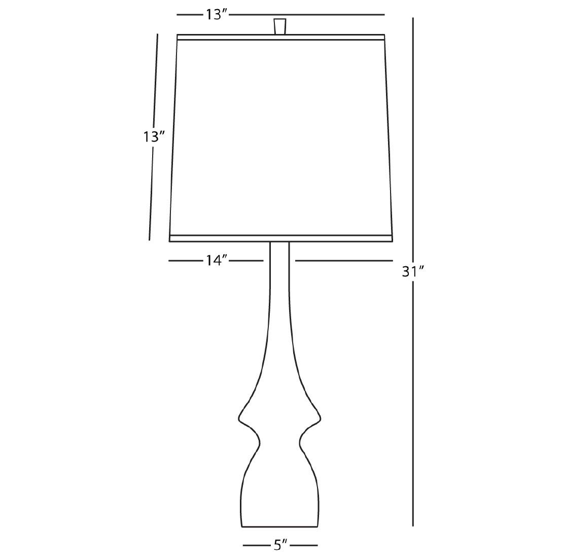 PM210 Modern One Light Table Lamp - Stylish & Energy-Efficient Desk Light for Home Office, Bedroom Nightstand, or Living Room Decor