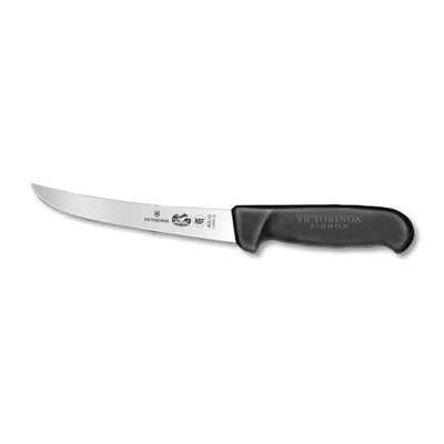 Victorinox 6-Inch Stiff Narrow Boning Knife with Fibrox Handle - Professional Butcher Knife for Meat, Poultry & Fish Processing