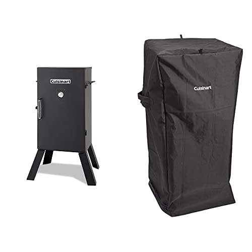 Cuisinart Electric Smoker & Vertical Propane Smoker Cover Bundle - 30