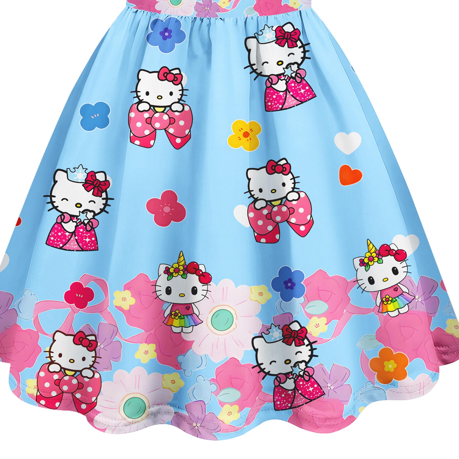 Cute Girls Fancy Dress - Kids Graphic Party Outfit for Christmas, Birthday & Special Occasions | Perfect Gift for Toddlers & Little Girls