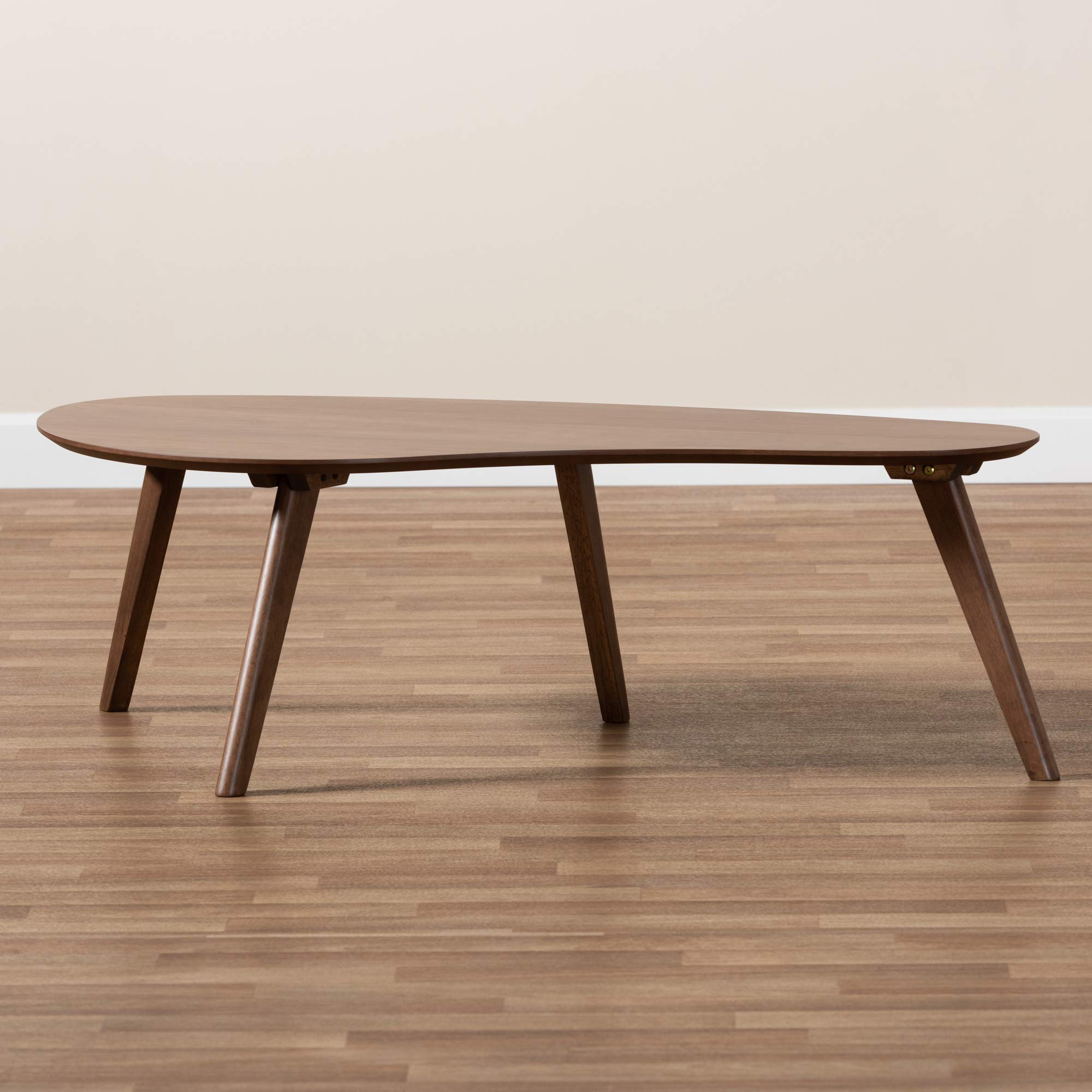 Baxton Studio Modern Walnut Coffee Table - Mid-Century Design for Living Room, Sofa & Lounge Furniture - Perfect for Home Decor & Entertaining
