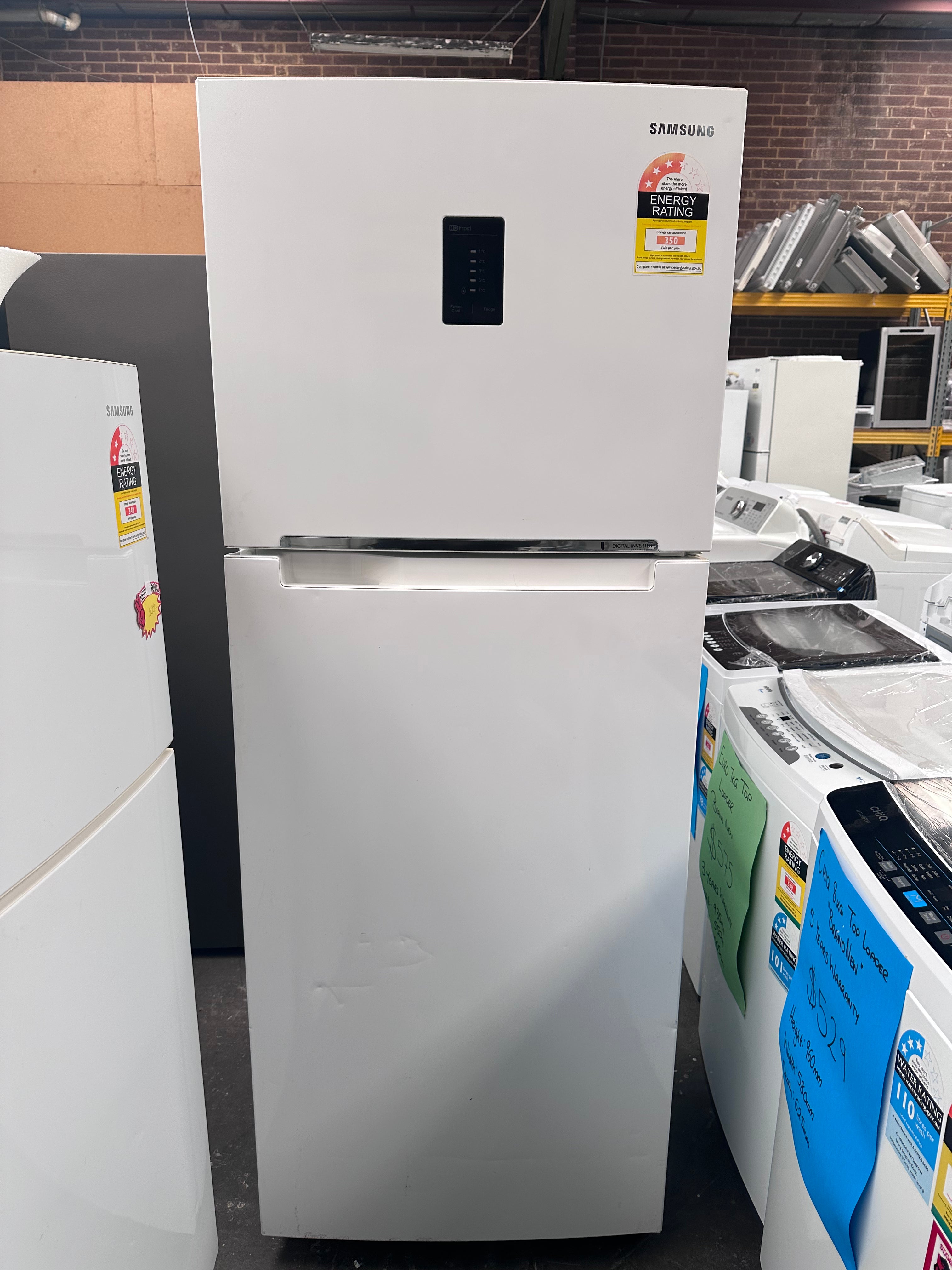 Samsung 415L Top Mount Refrigerator - Energy Efficient, Frost Free, Spacious Design [Certified Refurbished] | Perfect for Kitchens, Apartments & Small Families