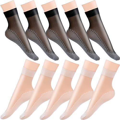 Black&skin Non-slip Socks