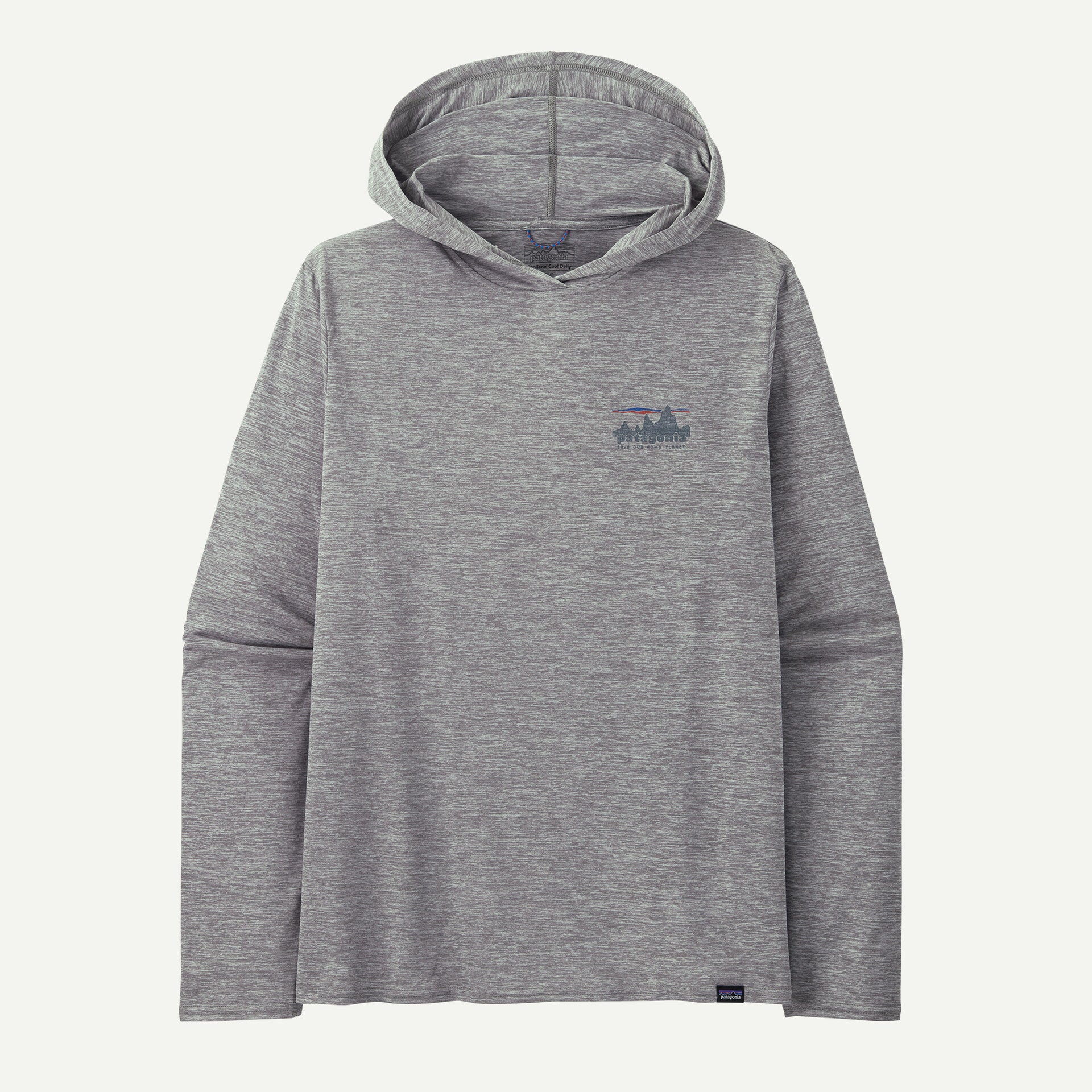 Capilene® Cool Daily Graphic Hoody for Men - Lightweight & Breathable Hooded Sweatshirt - Perfect for Hiking, Running & Outdoor Activities