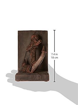 Roman The Verse Love Anchors The Soul Bookends - Elegant Home & Office Decor for Bookshelves, Desks, and Gift Giving