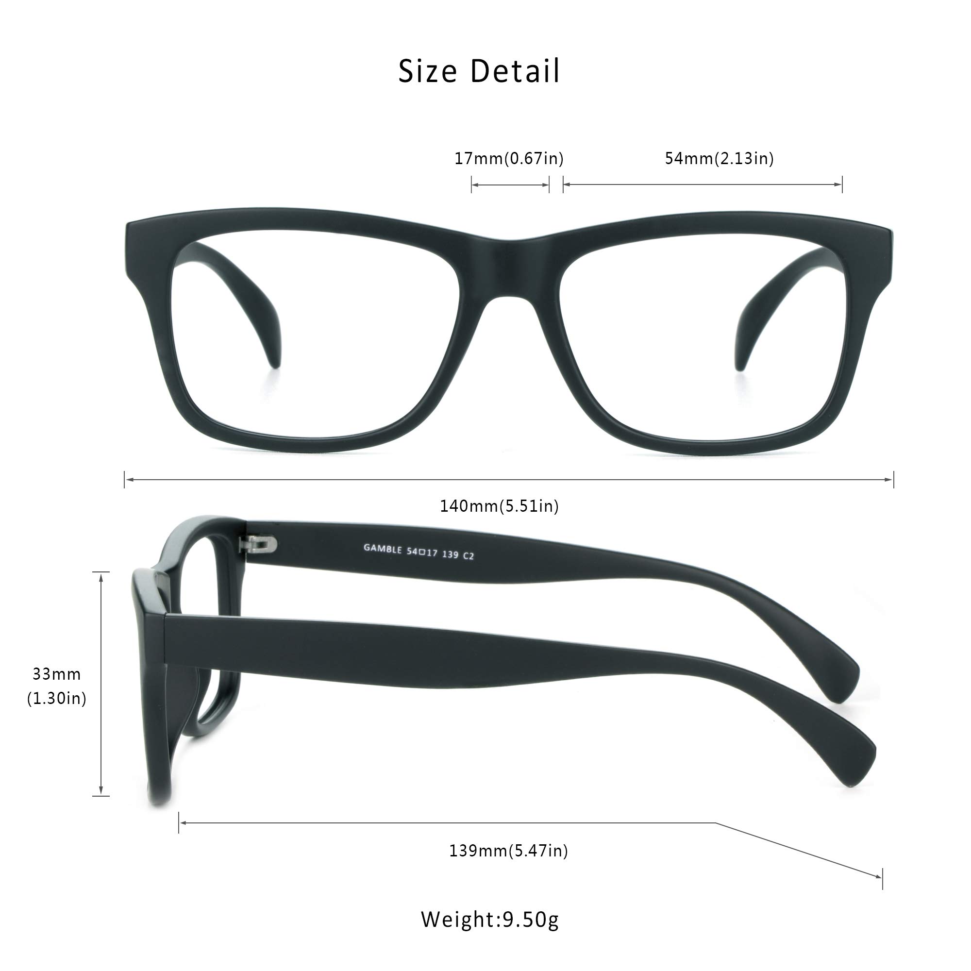 LifeArt Blue Light Blocking Glasses for Women & Men - Anti Eyestrain, Anti Glare Computer Reading Glasses - Perfect for Gaming, TV Watching & Digital Screen Use