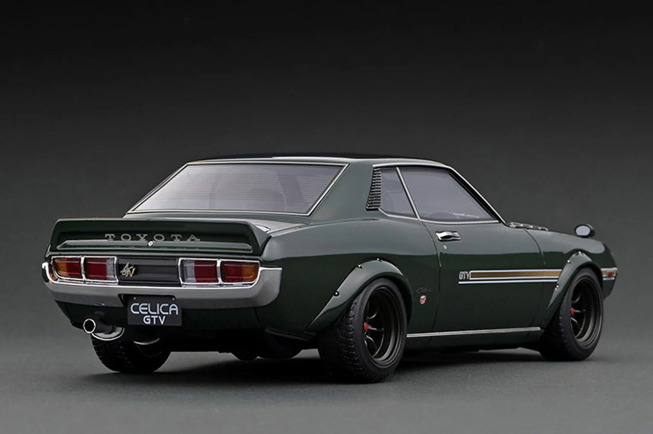 1:18 Scale Toyota Celica 1600GTV (TA22) Diecast Model Car - Green Collectible Toy for Car Enthusiasts | Perfect for Display, Gifts, and Racing Collections