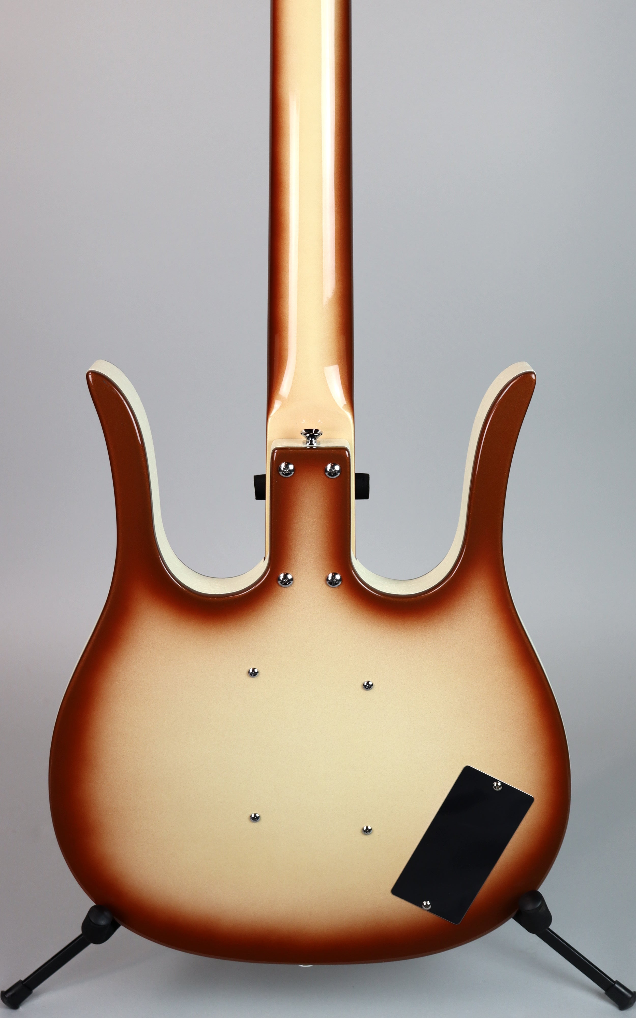 Danelectro Longhorn Bass Guitar - Copperburst Finish, Left-Handed - Perfect for Rock, Blues & Studio Recording