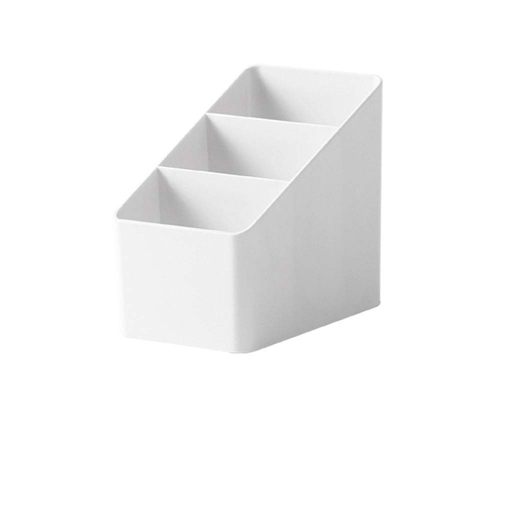Zxb-shop Office Remote Control Organizer | Plastic Desktop Storage Box for Stationery, Cosmetics & Small Items | Perfect for Dorm, Home & Office Organization