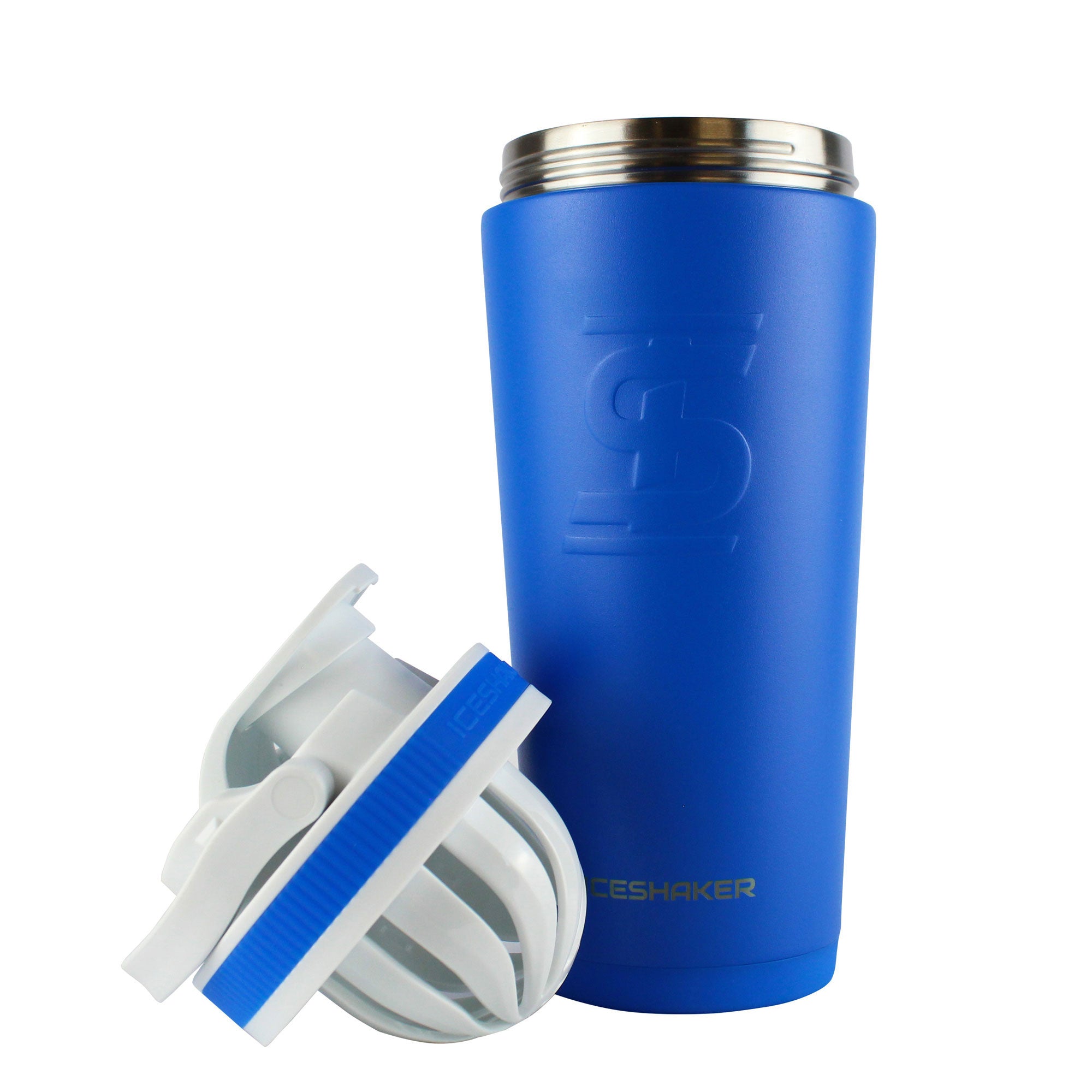 FIT2SERVE 26oz Insulated Ice Shaker Bottle - Royal Blue | Leakproof & Sweatproof | Perfect for Gym, Workouts & Outdoor Activities