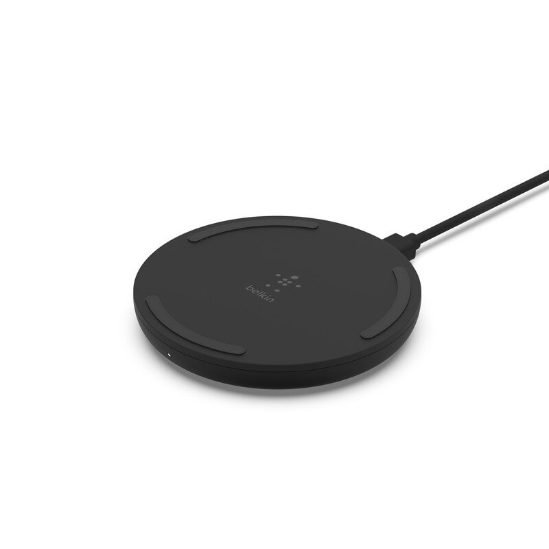 Belkin Qi 10W Wireless Charging Pad - Fast Wireless Charger for iPhone, Samsung Galaxy & Qi-Enabled Devices - Perfect for Home, Office & Nightstand Charging