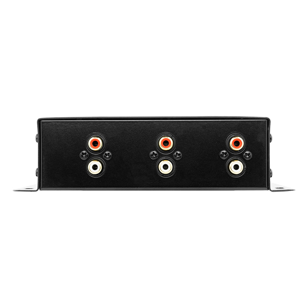 3-Way Active Crossover with Subwoofer Level Control - Professional Audio System for Car & Home Theater Setup