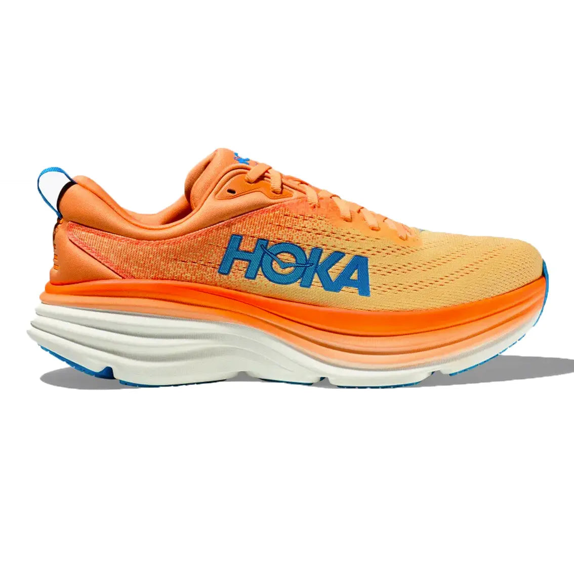 HOKA Bondi 8 Men's Running Shoes - Cushioned Comfort for Long Distance & Marathon Training - Perfect for Road Running, Jogging & Everyday Wear