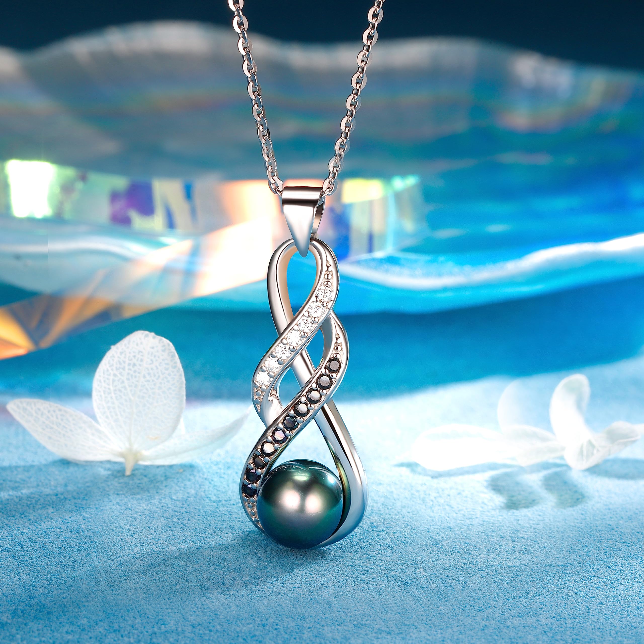 Valentine's Day Gifts for Women - Pearl Jewelry Set for Wife, Grandma, Mother's Day, Anniversary, Birthday & Christmas | Elegant Present for Wedding, Romantic Occasions & Special Celebrations