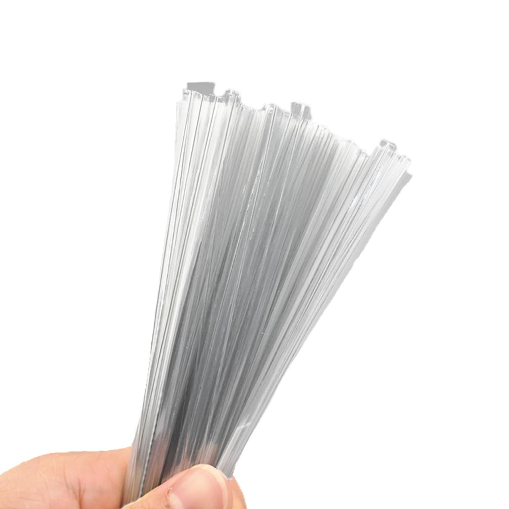 HAHIYO 300Pcs 4inch Clear Metal Twist Ties for Baking, Gifts & Crafts
