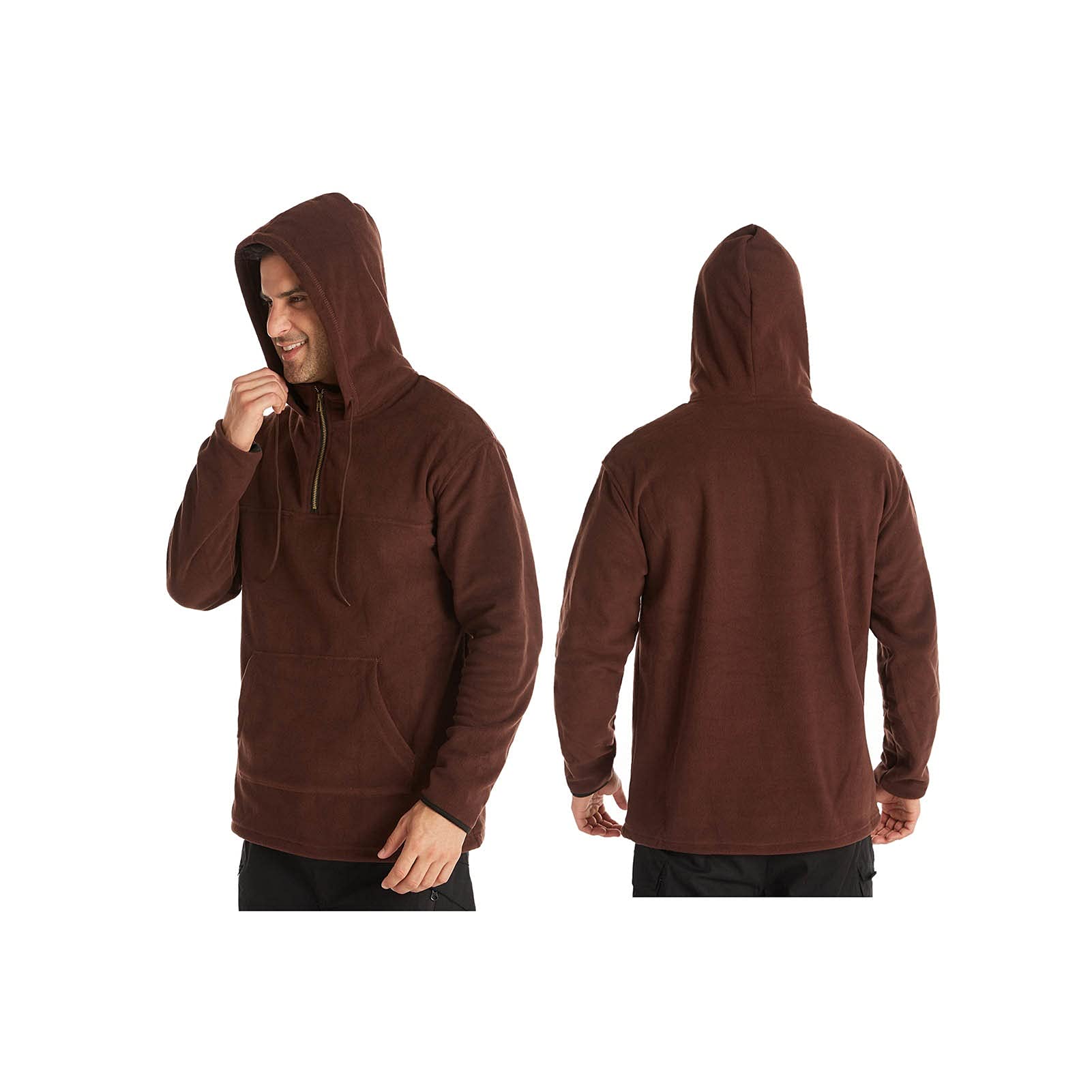 YXYECEIPENO Men's Solid Color Sweatshirt - Outdoor Sports & Adventure Travel Hoodie - Small Size in Color D - Perfect for Hiking, Camping & Casual Wear