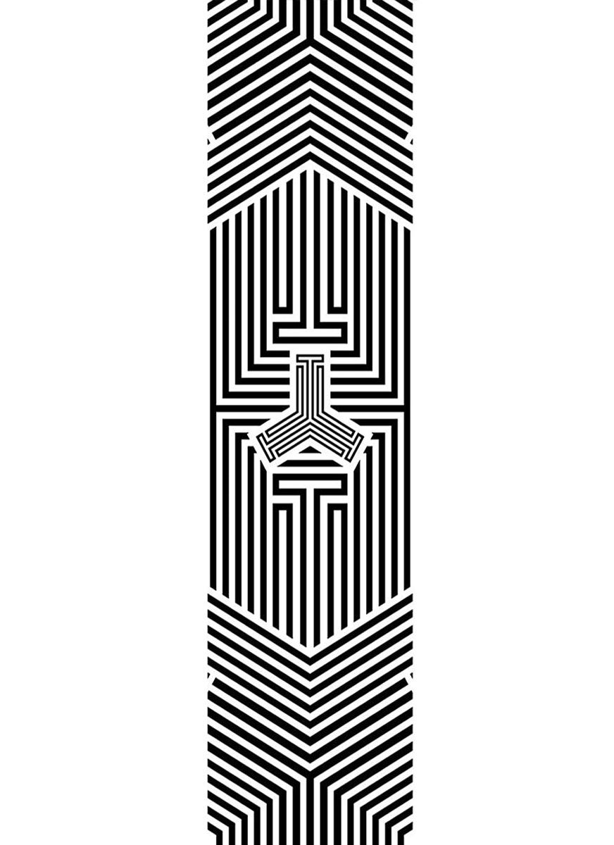 Triad Logo Grip Tape - Premium Skateboard Deck Grip for Enhanced Control - Perfect for Street Skating, Longboarding & Skatepark Tricks