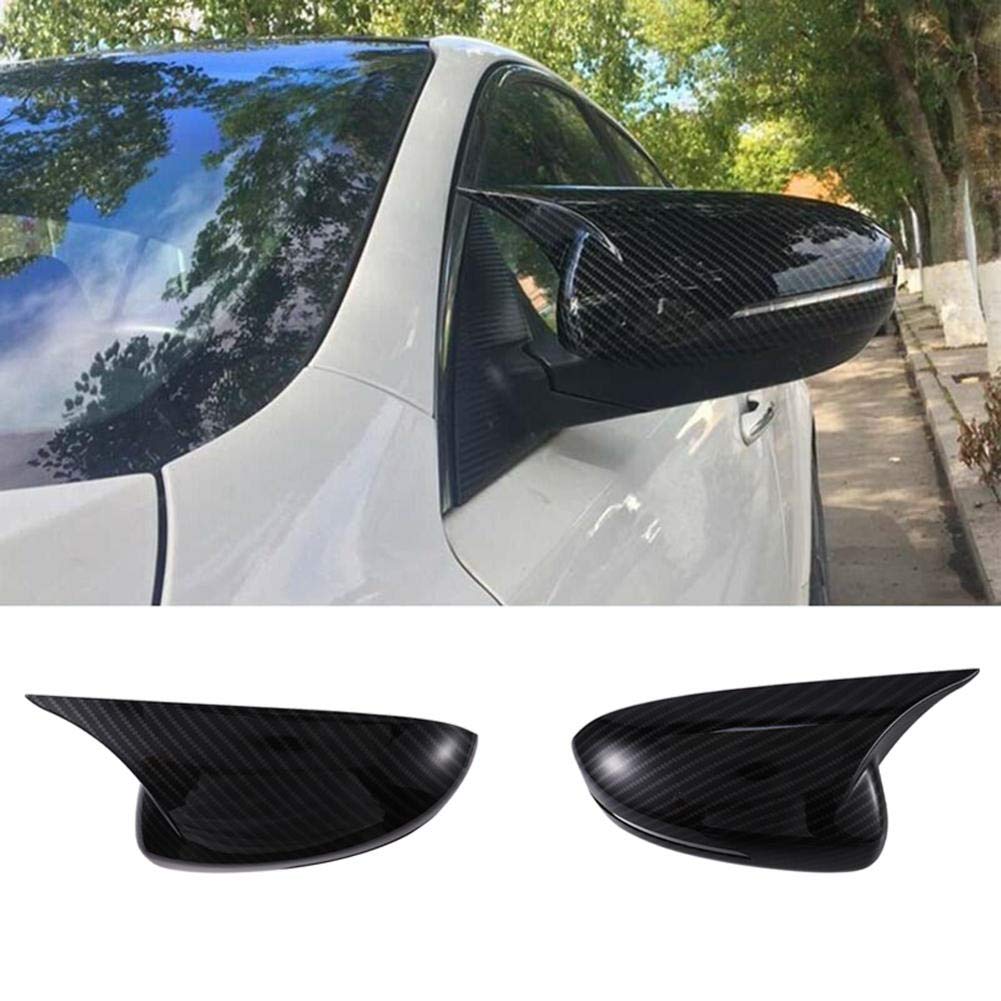 Premium Ox Horn Rear View Mirror Cover for Kia Optima K5 2011-2015 - Durable Side Mirror Housing Replacement - Enhances Style & Protection for Daily Driving & Car Shows