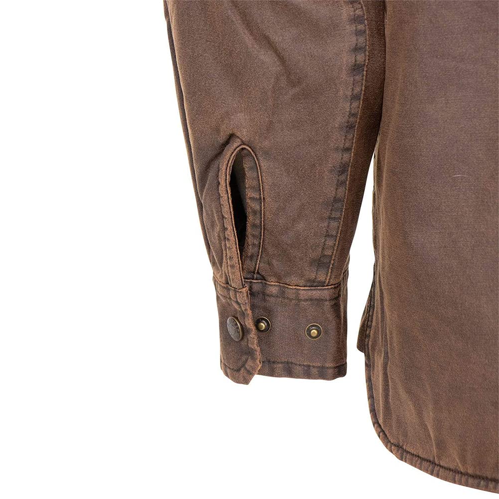 OUTBACK TRADING Men's Loxton Water-Resistant Western Jacket - Durable Casual Coat for Outdoor Adventures, Hiking & Ranch Work