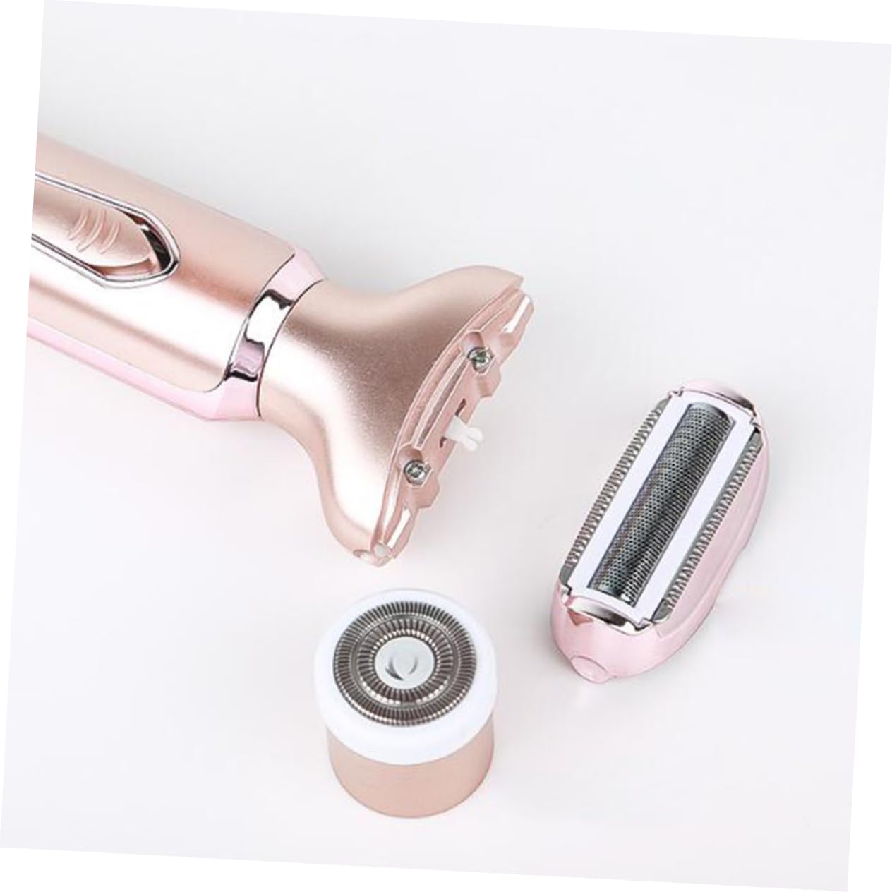 FOMIYES 2-in-1 Rechargeable Women's Hair Removal Shaver - Painless Trimmer for Face, Lips, Chin, Bikini, Arms & Legs | At-Home Hair Removal & Grooming for Smooth Skin
