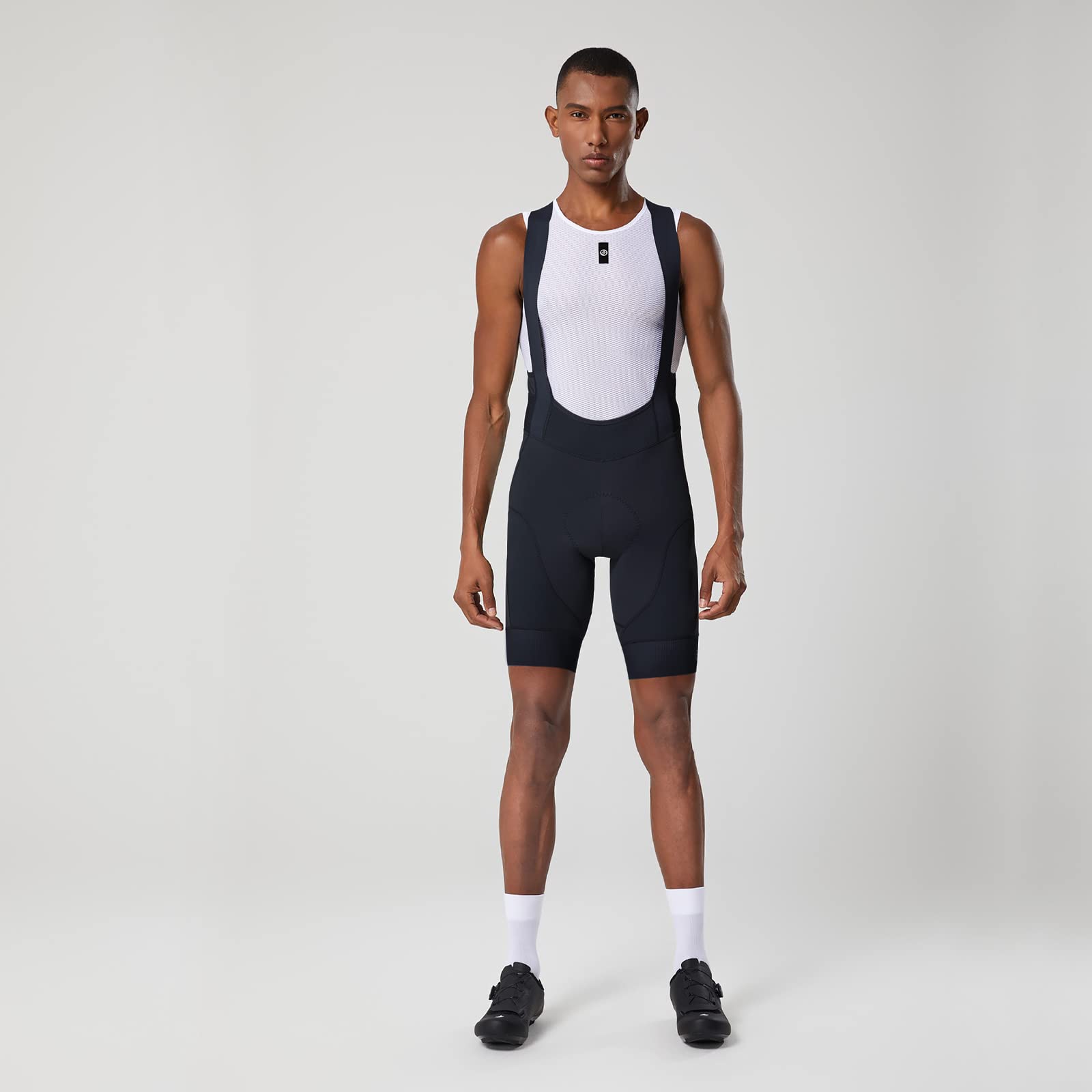 **Men's Cycling Bib Shorts - Breathable Padded Road Bike Bicycle Tights for Comfortable Riding | Perfect for Long-Distance & Competitive Cycling**