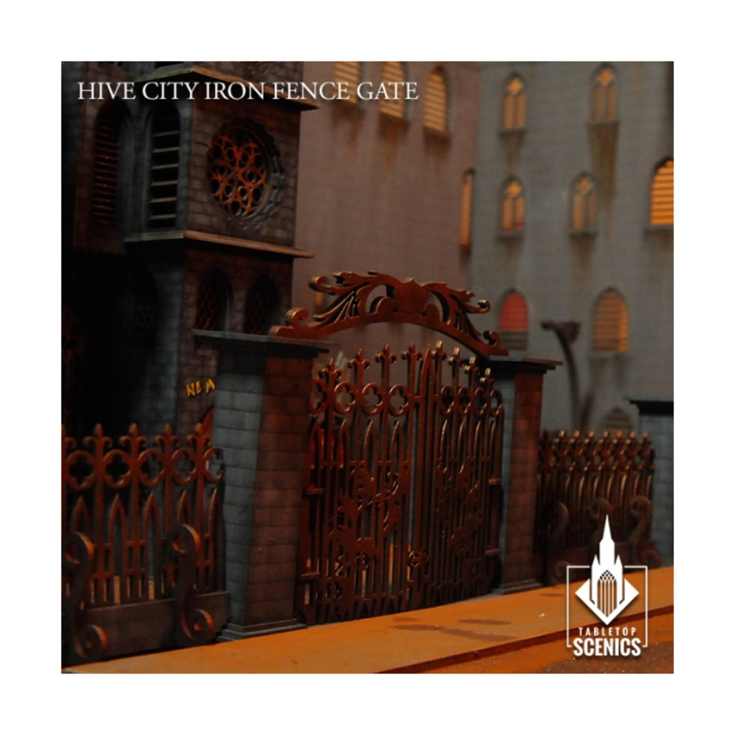 Hive City Wrought Iron Fence Gate - Heavy Duty Metal Garden Gate for Backyard, Driveway & Pool Security | Outdoor Decorative Fence Panel with Easy Installation