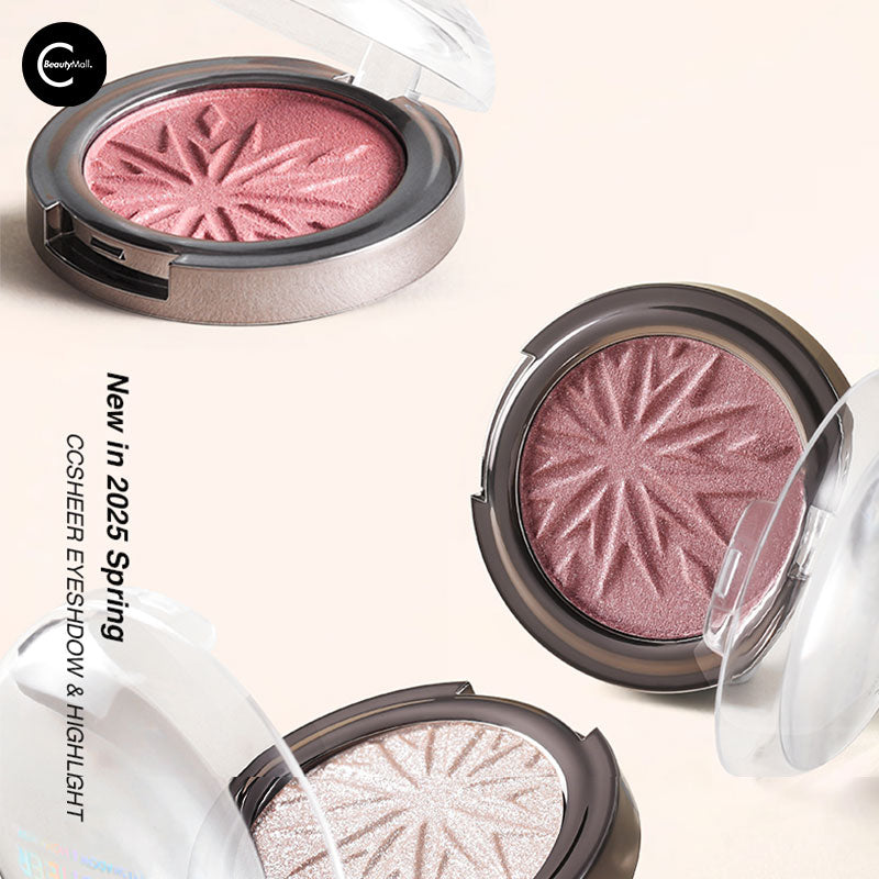 CCSHEER Starlight Highlighter & Sculpting Powder - Face Contour Makeup for Cheekbones & Nose - Perfect for Night Out, Photography & Special Occasions