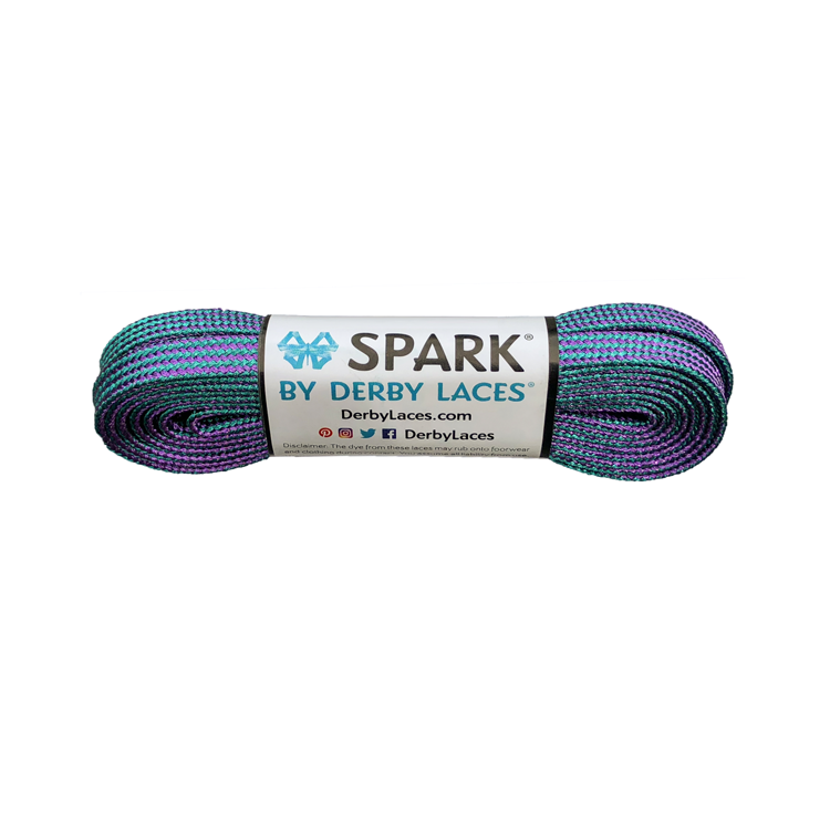 SPARK METALLIC LACES - Shiny Fashion Shoe Laces for Sneakers & Boots | Perfect for Parties, Weddings & Special Occasions