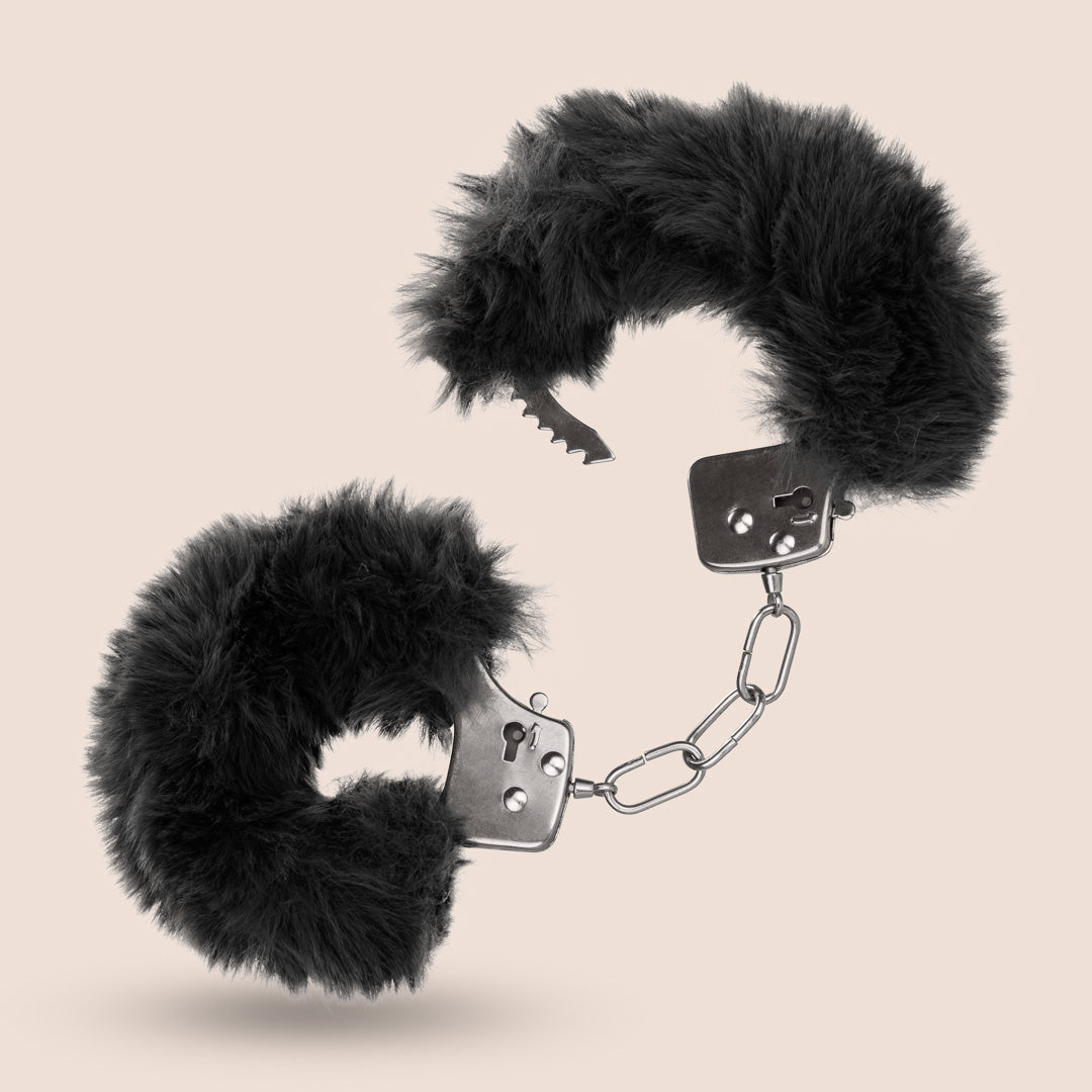 Ultra Soft Fluffy Furry Handcuffs for Couples - Cozy & Playful Restraints for Bedroom Fun, Role Play, and BDSM Accessories