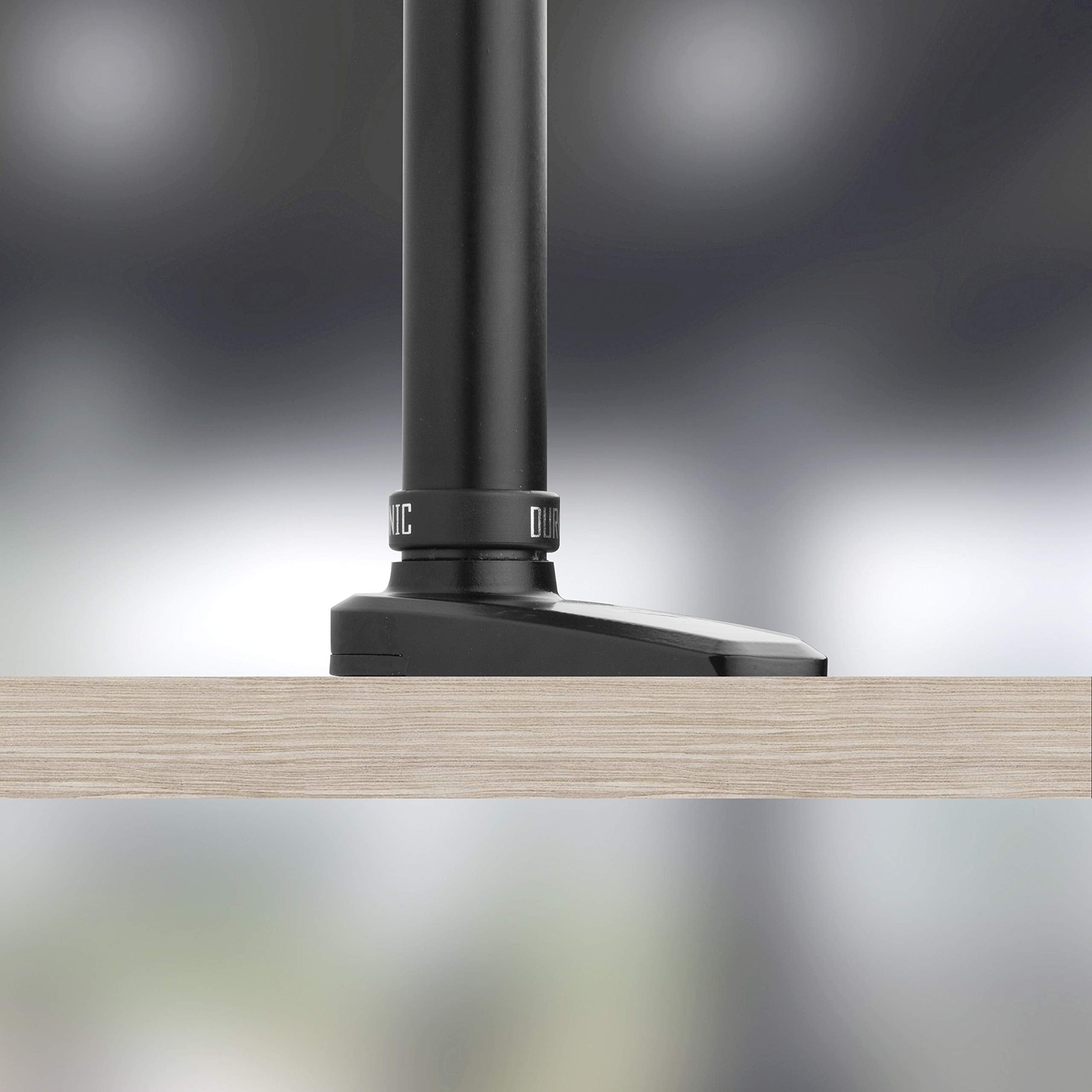 Duronic Grommet 2 (DM GR 02) - Heavy Duty Black Steel Monitor Arm Mount Adapter for Desk Hole Installation | Compatible with Duronic DM55 & DM65 Monitor Mounts | Perfect for Home Office, Gaming Setup & Workspace Ergonomics