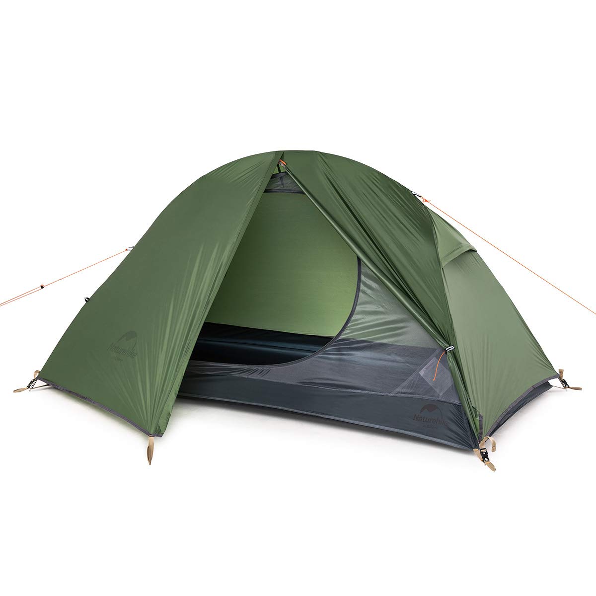Naturehike Ultralight 1-Person Backpacking Tent - Waterproof, Freestanding, Easy Setup for Bikepacking & Hiking - Includes Footprint - Perfect for Solo Camping Adventures & Outdoor Exploration